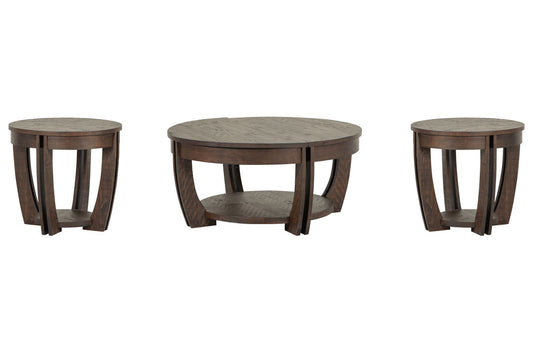 Magnussen - Lyndale Nutmeg Lift Top Storage Cocktail Table With 2 End Table - T5391-50KIT2 view 1