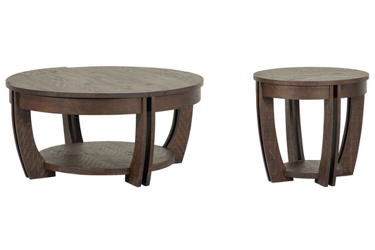 Magnussen - Lyndale Nutmeg Lift Top Storage Cocktail Table With End Table - T5391-50KIT1 view 1