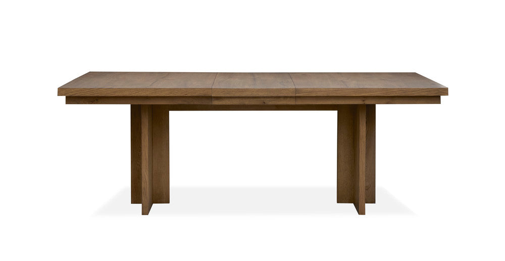 Magnussen - Marcel Harvest Brown Extendable Trestle Dining Table With 2 Benches And Buffet - D6378-21-KIT12 view 6