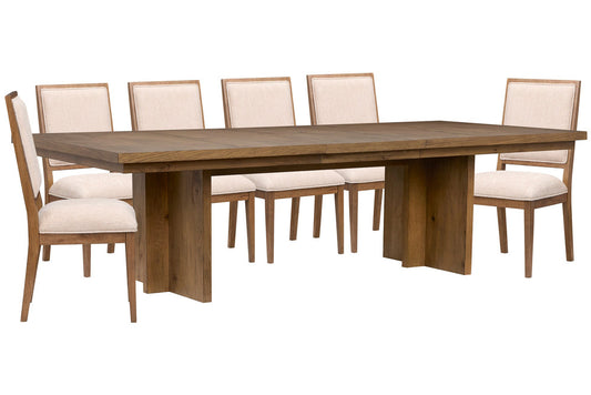 Magnussen - Marcel Harvest Brown Extendable Trestle Dining Table With 6 Side Chairs - D6378-21-KIT3 view 1