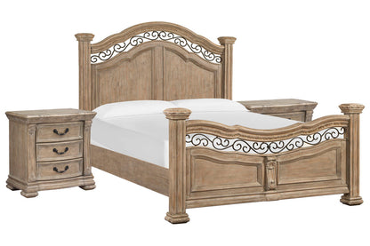 Magnussen - Marisol Fawn California King Panel Bed With 2 Nightstands - B5132-74-KIT2 view 1