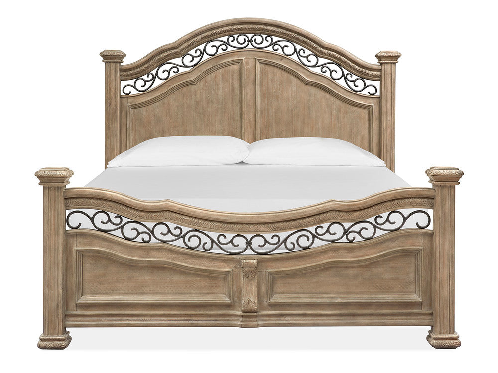Magnussen - Marisol Fawn King Panel Bed With 2 Bachelor Chests - B5132-64-KIT7 view 3