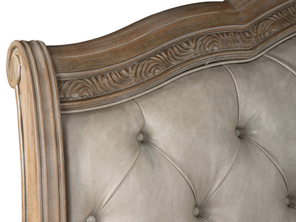 Magnussen - Marisol Fawn King Upholstered Sleigh Storage Bed With 2 Bachelor Chests - B5132-62A-KIT7 view 8