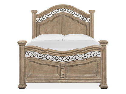 Magnussen - Marisol Fawn Queen Panel Bed With 2 Bachelor Chests - B5132-54-KIT7 view 3