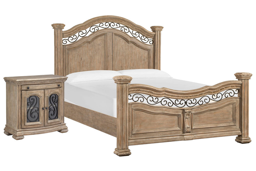 Magnussen - Marisol Fawn Queen Panel Bed With Bachelor Chest - B5132-54-KIT6 view 1
