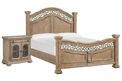 Magnussen - Marisol Fawn Queen Panel Bed With Bachelor Chest - B5132-54-KIT6 view 1