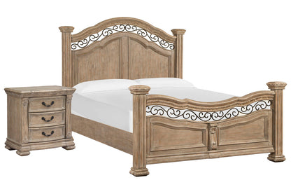 Magnussen - Marisol Fawn Queen Panel Bed With Nightstand - B5132-54-KIT1 view 1