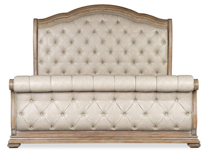 Magnussen - Marisol Fawn Queen Upholstered Sleigh Bed - B5132-52 view 2