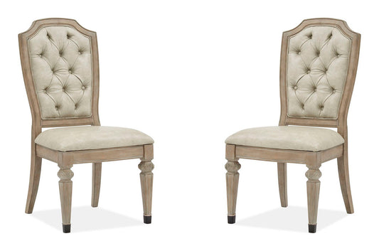 Magnussen - Marisol Fawn Upholstered Side Chair Two Pack - D5132-63 view 1