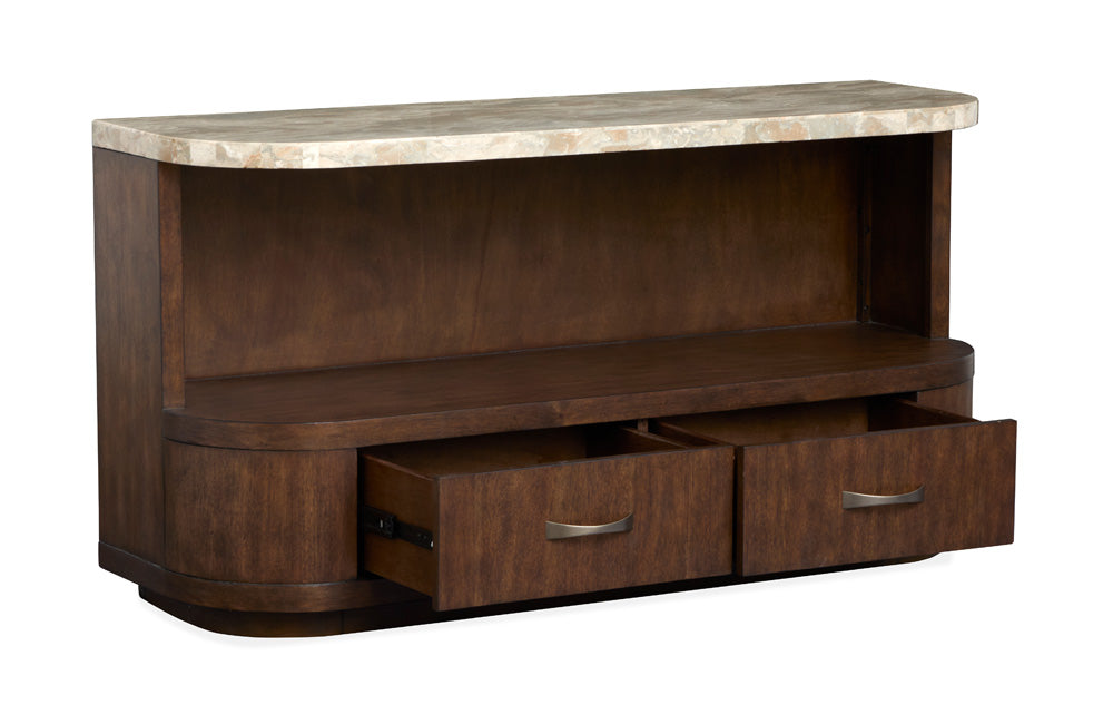 Magnussen - Mcpherson Burnt Umber Demilune Sofa Table - T6351-75 view 8