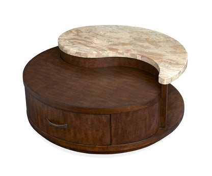 Magnussen - Mcpherson Burnt Umber Round Cocktail Table With Casters - T6351-45 view 7