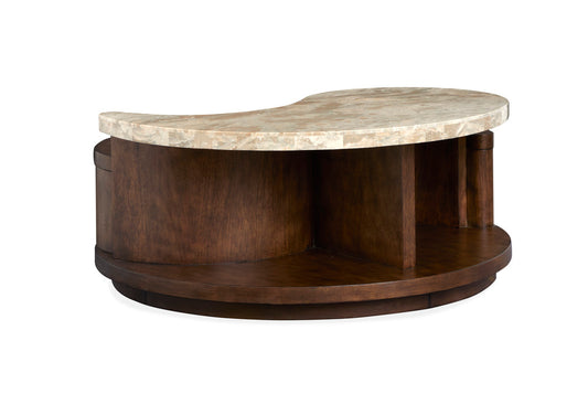 Magnussen - Mcpherson Burnt Umber Round Cocktail Table With End Table - T6351-45KIT1 view 2