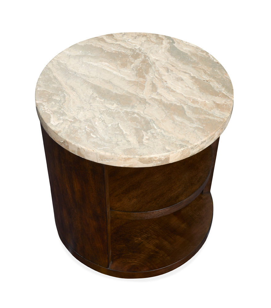 Magnussen - Mcpherson Burnt Umber Round End Table - T6351-05 view 2
