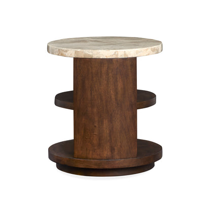 Magnussen - Mcpherson Burnt Umber Round End Table - T6351-05 view 4
