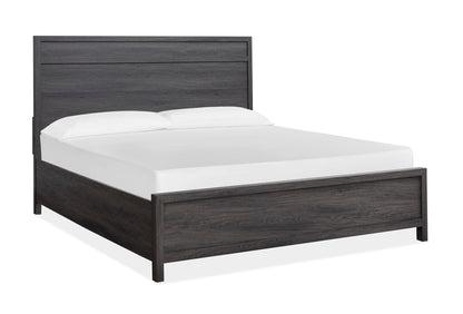 Magnussen - Merrifield Raisin Black King Panel Bed 2 Nightstands Drawer Dresser With Landscape Mirror And Drawer Chest - B6308-64-KIT5 view 2