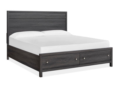 Magnussen - Merrifield Raisin Black King Panel Storage Bed And Drawer Dresser With Landscape Mirror - B6308-64A-KIT3 view 2