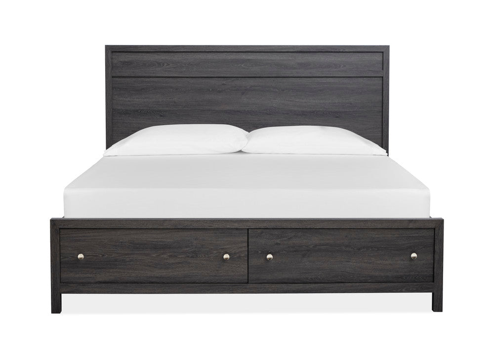 Magnussen - Merrifield Raisin Black King Panel Storage Bed And Drawer Dresser With Landscape Mirror - B6308-64A-KIT3 view 4