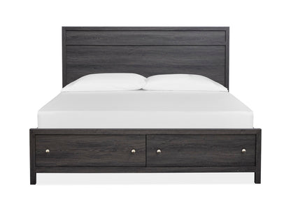 Magnussen - Merrifield Raisin Black King Panel Storage Bed And Drawer Dresser With Landscape Mirror - B6308-64A-KIT3 view 4