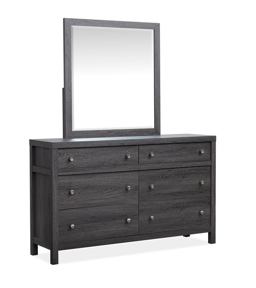 Magnussen - Merrifield Raisin Black King Panel Storage Bed And Drawer Dresser With Landscape Mirror - B6308-64A-KIT3 view 6