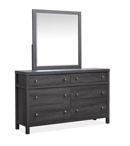 Magnussen - Merrifield Raisin Black King Panel Storage Bed And Drawer Dresser With Landscape Mirror - B6308-64A-KIT3 view 6