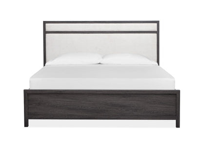 Magnussen - Merrifield Raisin Black King Upholstered Panel Bed - B6308-65 view 2