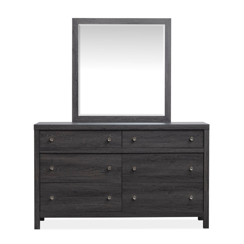 Magnussen - Merrifield Raisin Black Queen Panel Bed And Drawer Dresser With Landscape Mirror - B6308-54-KIT3 view 6