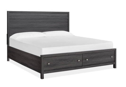 Magnussen - Merrifield Raisin Black Queen Panel Storage Bed - B6308-54A view 1