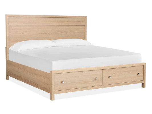 Magnussen - Merrifield Sandstone Beige King Panel Storage Bed - B5906-64A view 1