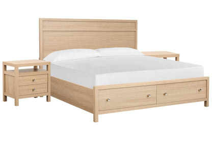 Magnussen - Merrifield Sandstone Beige Queen Panel Storage Bed With 2 Nightstands - B5906-54A-KIT2 view 1