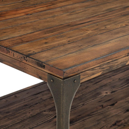 Magnussen - Montgomery Industrial Reclaimed Wood Rectangular End Table in Bourbon Finish - T4112-03 veiw 2