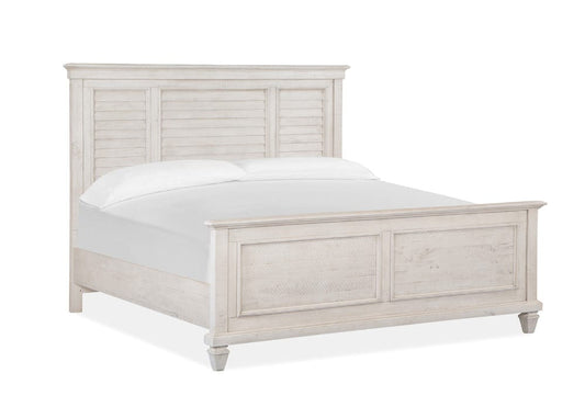 Magnussen - Newport Alabaster California King Shutter Panel Bed - B5430-75 view 1
