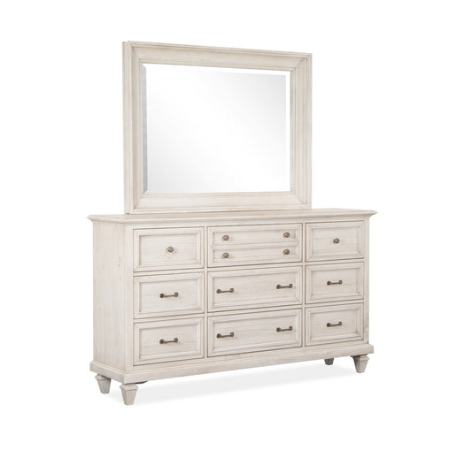 Magnussen - Newport Alabaster Drawer Dresser With Landscape Mirror - B5430-2040 view 1