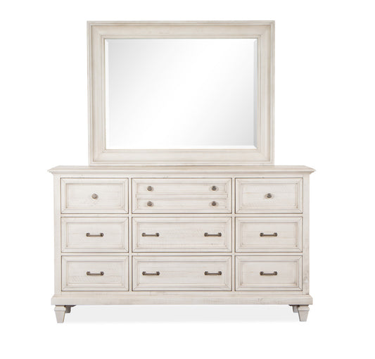 Magnussen - Newport Alabaster Drawer Dresser With Landscape Mirror - B5430-2040 view 2