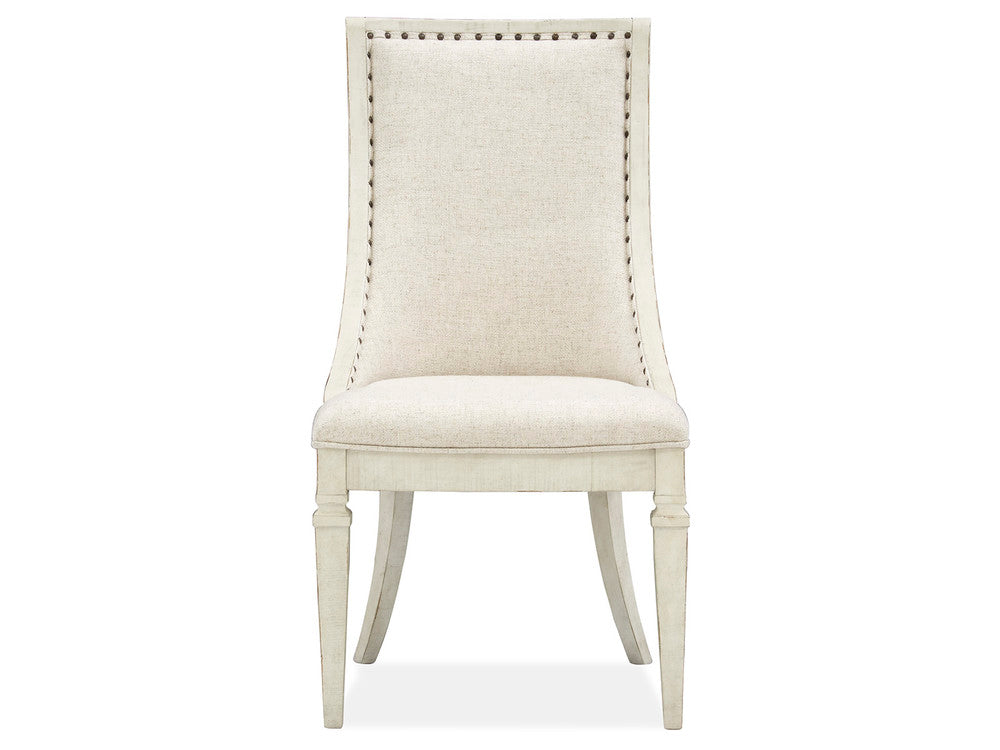 Magnussen - Newport Alabaster Extendable Rectangular Dining Table With 2 Arm Chairs Upholstered Bench And Server - D5430-20-KIT42 view 5