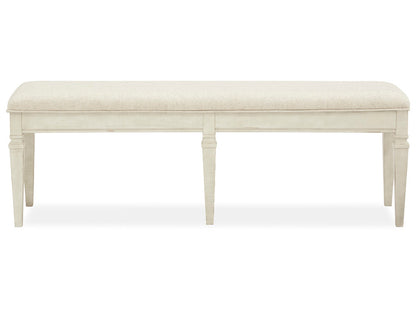 Magnussen - Newport Alabaster Extendable Rectangular Dining Table With 2 Benches 2 Arm Chairs And Server - D5430-20-KIT67 view 5