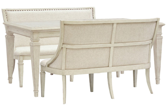 Magnussen - Newport Alabaster Extendable Rectangular Dining Table With 2 Upholstered Benches - D5430-20-KIT71 view 1