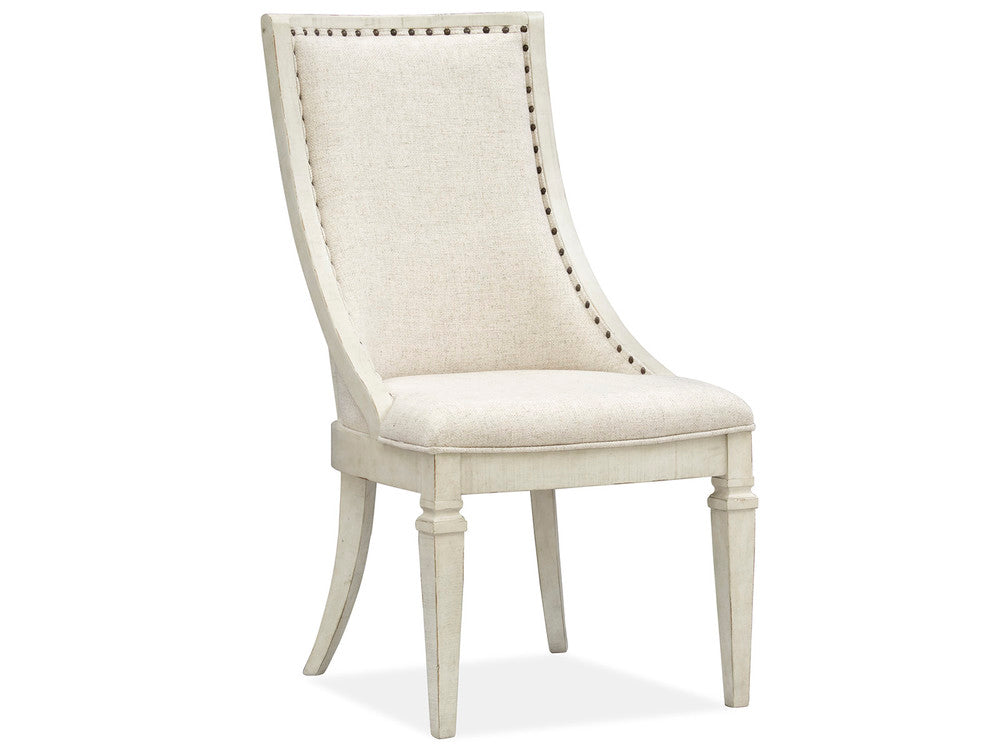 Magnussen - Newport Alabaster Extendable Rectangular Dining Table With 4 Arm Chairs Upholstered Bench And Server - D5430-20-KIT47 view 6
