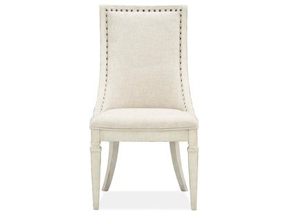 Magnussen - Newport Alabaster Extendable Round Dining Table With 4 Arm Chairs - D5430-25-KIT6 view 5