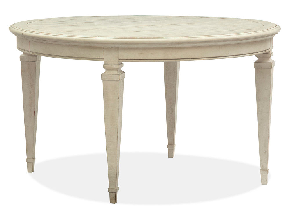 Magnussen - Newport Alabaster Extendable Round Dining Table With 4 Side Chairs - D5430-25-KIT1 view 2