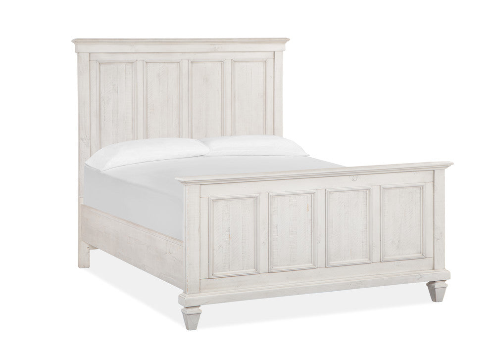 Magnussen - Newport Alabaster Queen Panel Bed 2 Nightstands Drawer Dresser With Landscape Mirror And Gentleman'S Chest - B5430-54-KIT6 view 2