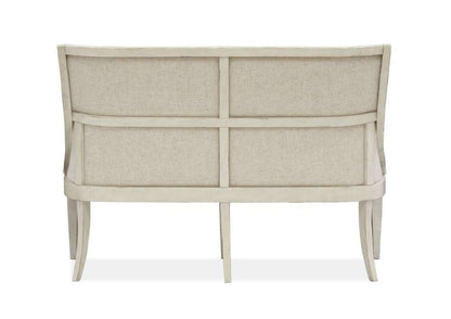 Magnussen - Newport Wood Bench w/Upholstered Seat & Back - D5430-78 view 3