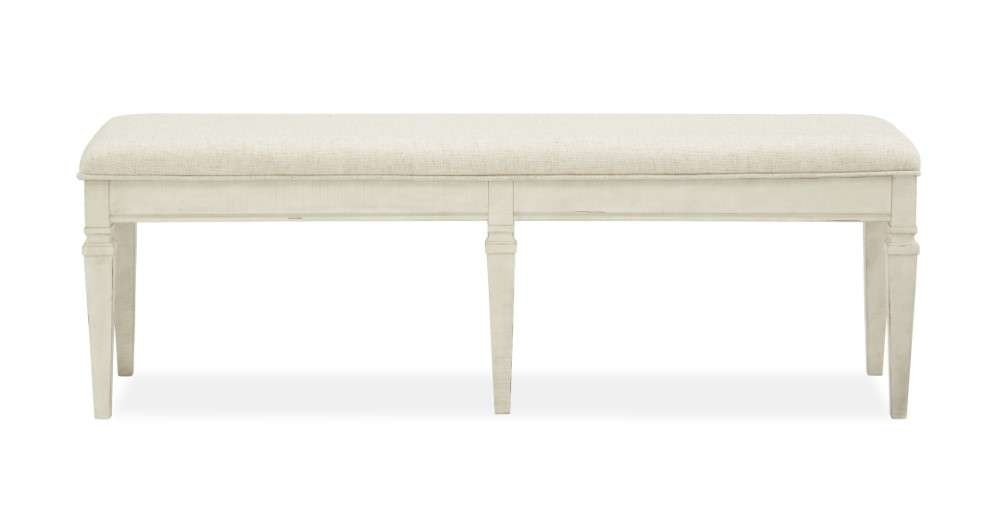 Magnussen - Newport Wood Bench w/Upholstered Seat  - D5430-68 veiw 1