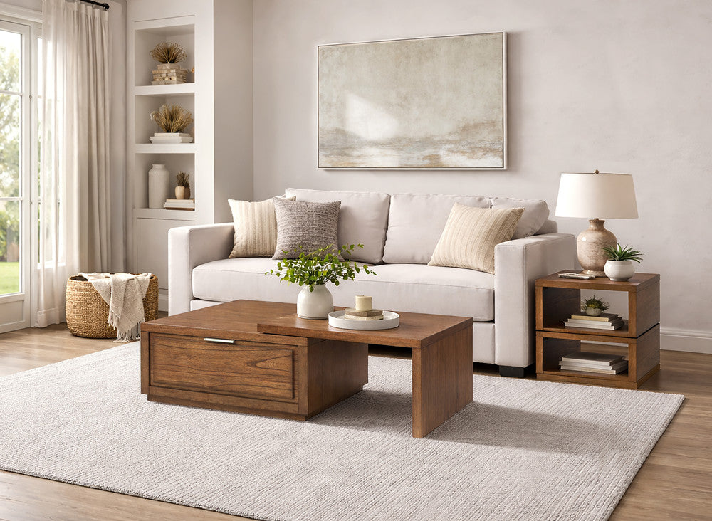 Magnussen - Newton Cinnamon Rectangular Cocktail Table - T6505-43 view 8