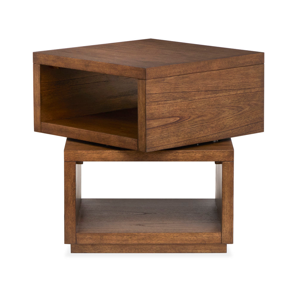 Magnussen - Newton Cinnamon Square End Table - T6505-01 view 5