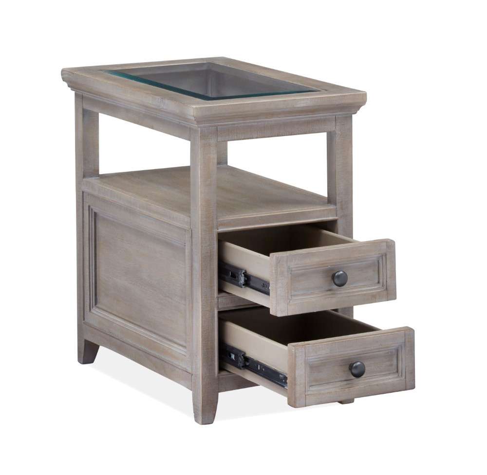 Magnussen - Paxton Place Chairside End Table in Dovetail Grey - T4805-10 view 3