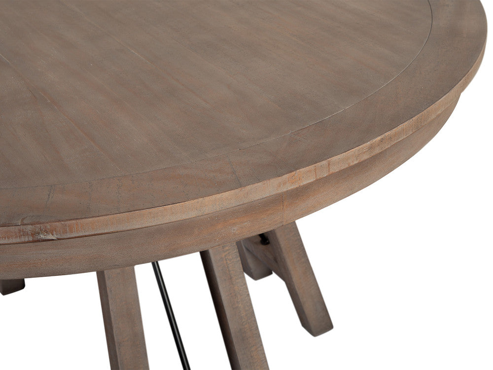 Magnussen - Paxton Place Dovetail Grey 52" Round Dining Table With 2 Curved Bench - D4805-27-KIT5 view 7