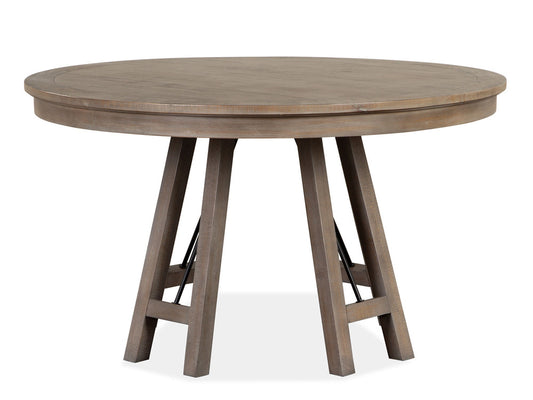 Magnussen - Paxton Place Dovetail Grey 52" Round Dining Table With 4 Side Chairs And Buffet - D4805-27-KIT2 view 2