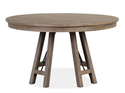 Magnussen - Paxton Place Dovetail Grey 52" Round Dining Table With 4 Side Chairs - D4805-27-KIT1 view 2