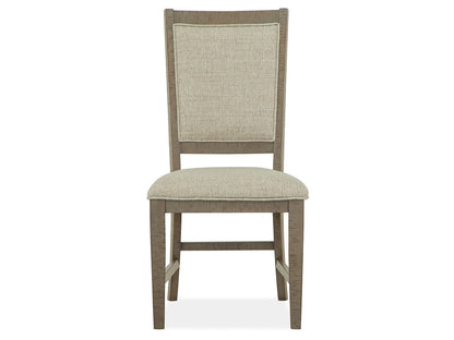 Magnussen - Paxton Place Dovetail Grey 52" Round Dining Table With 4 Step Upholstered Side Chairs - D4805-27-KIT3 view 6