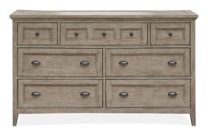 Magnussen - Paxton Place Dovetail Grey Drawer Dresser With Landscape Mirror - B4805-2040 view 4